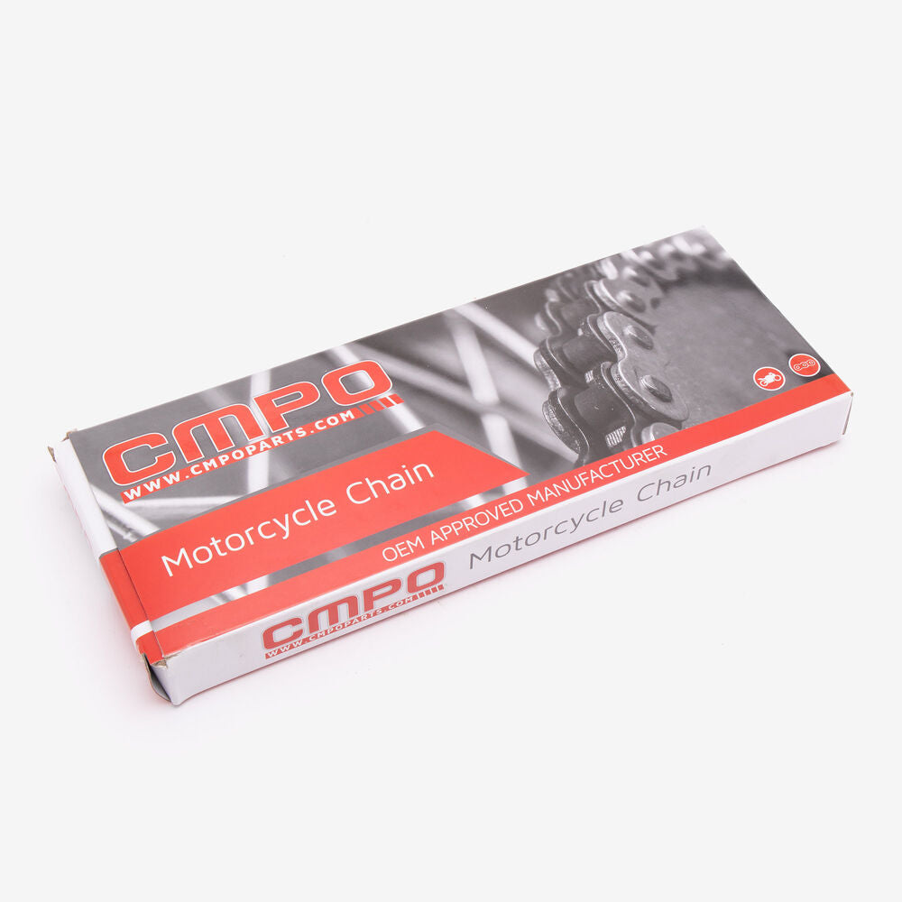 CMPO Motorcycle O-Ring Drive Chain 520-110 Black for Motorcycle