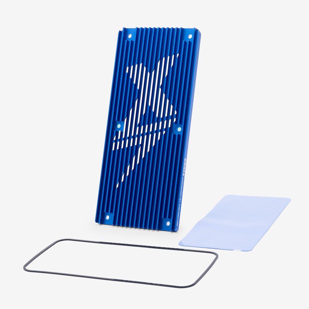 EBMX X-9000 Motor Controller Heat Sink version 3 Blue
