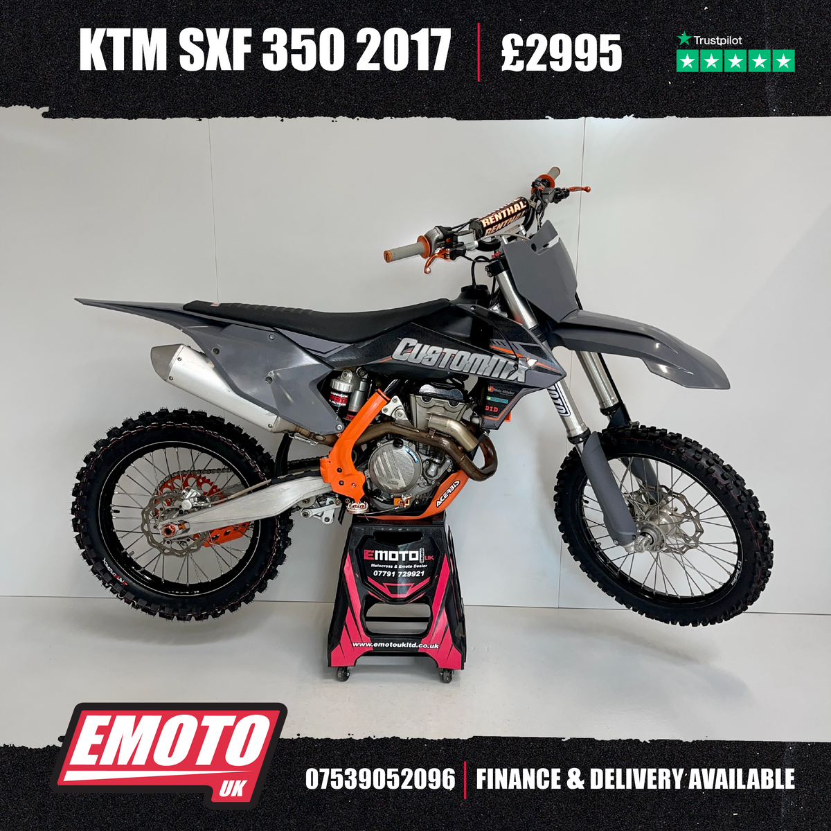 2017 SXF 350 – EmotoUK