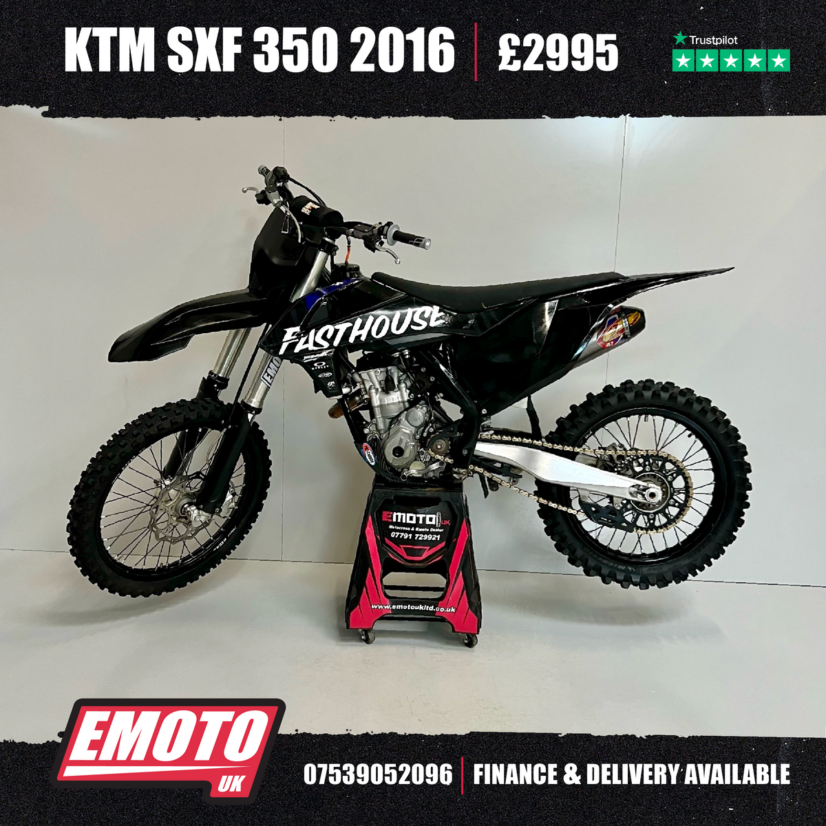2016 SXF 350 – EmotoUK - Main Image