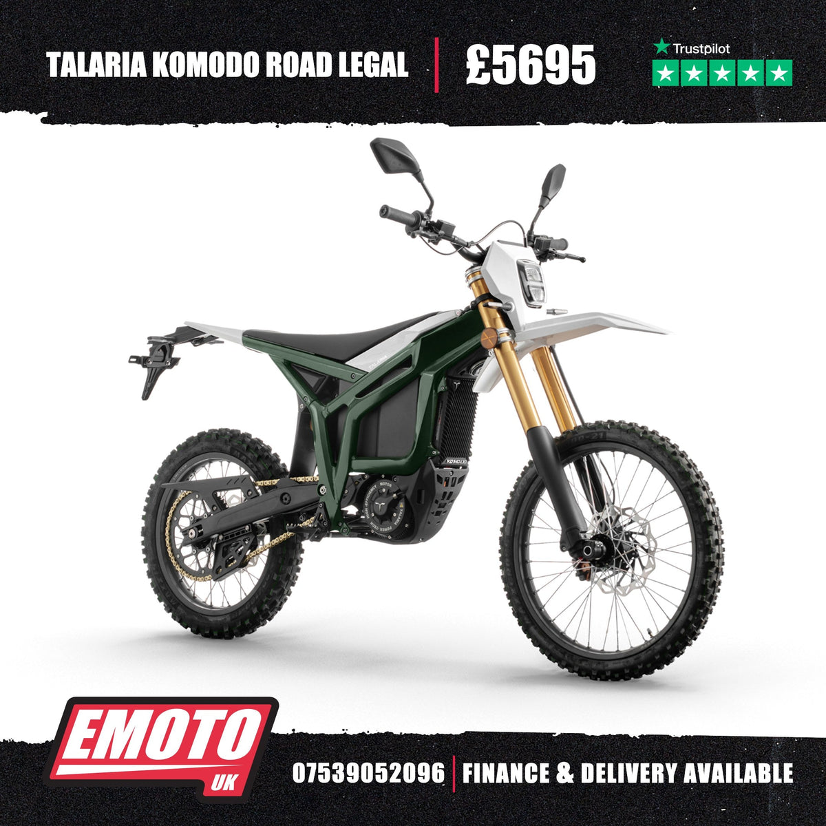 Komodo Road Legal L3E - Chrome Green