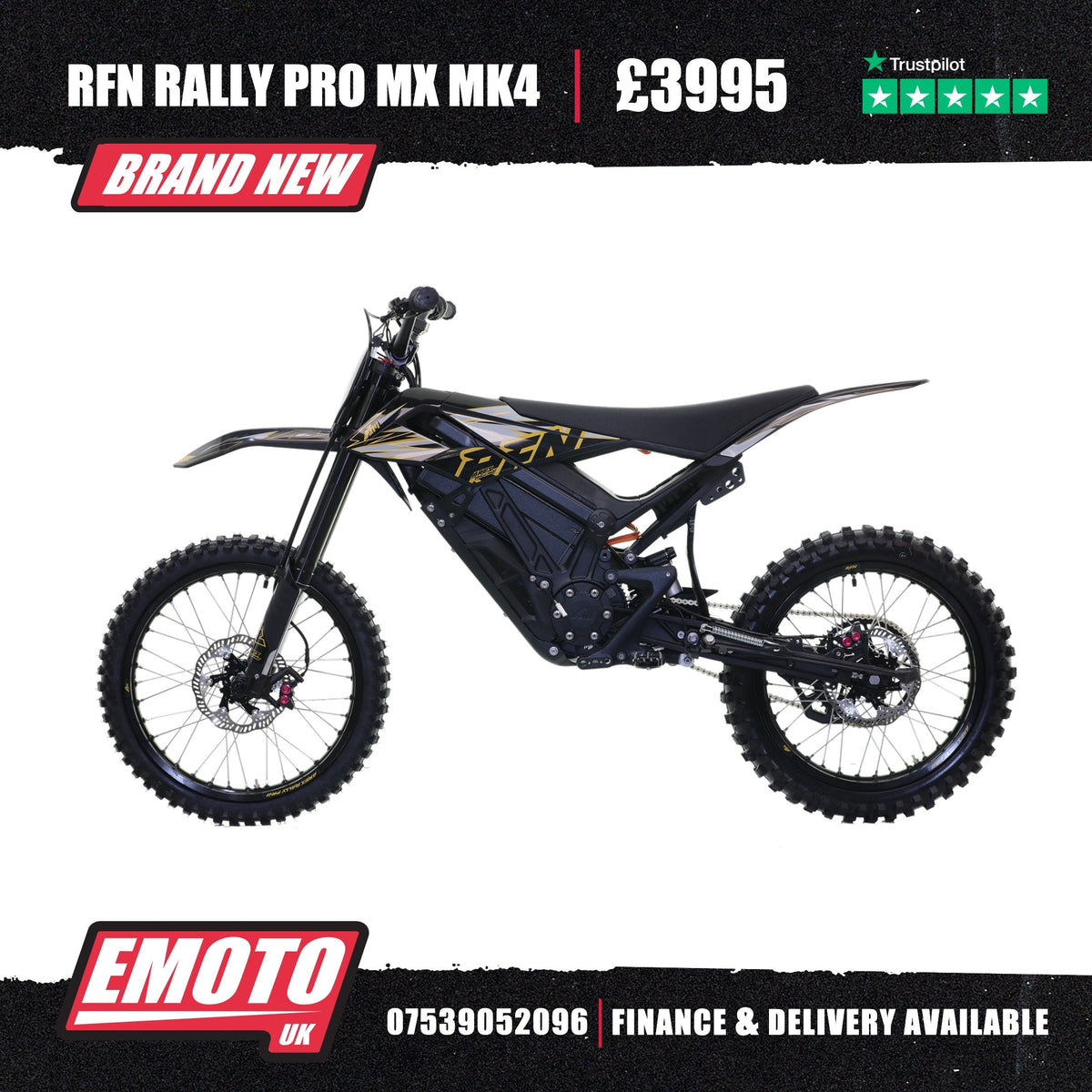Rally Pro MX MK4 - Black/Gold