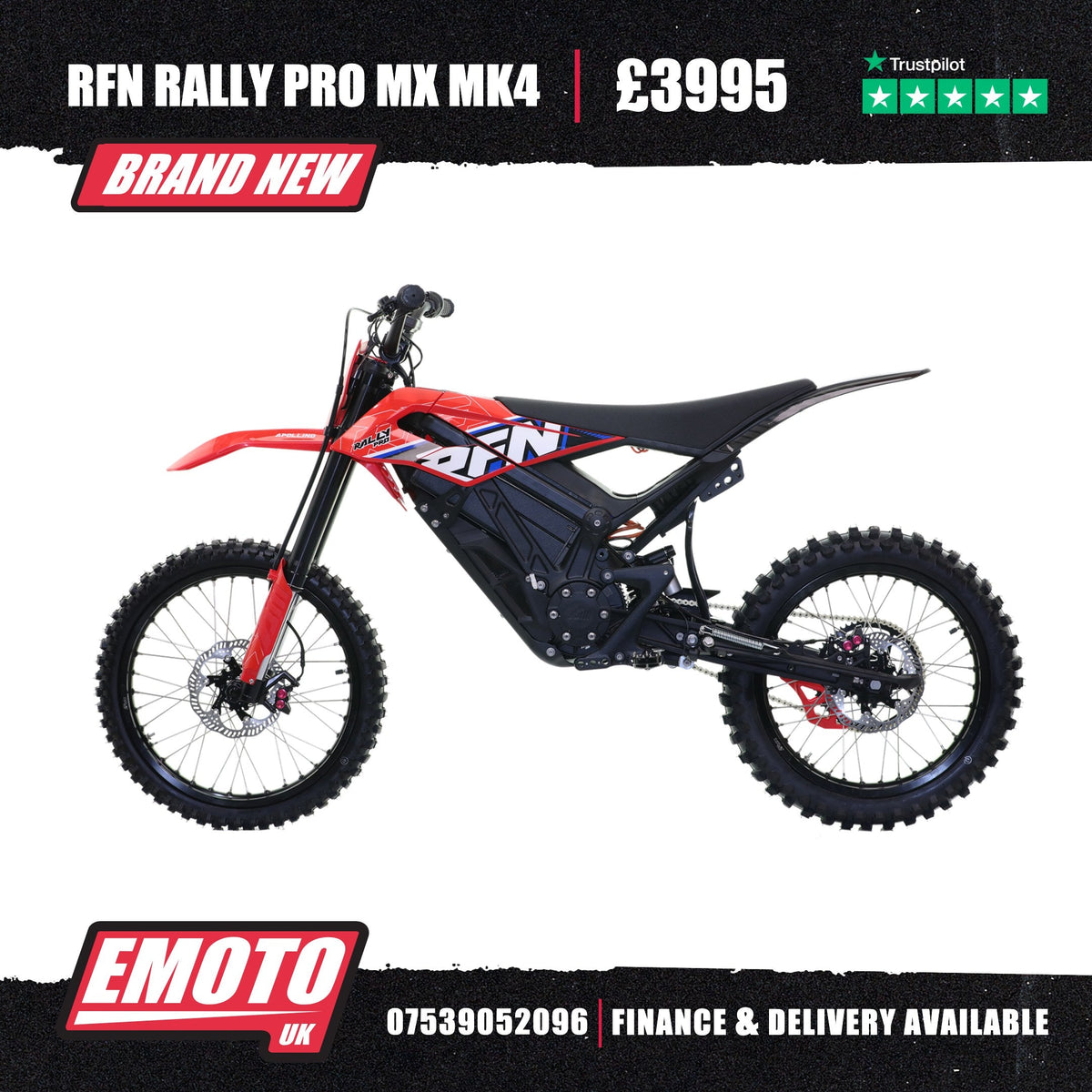 Rally Pro MX MK4 - Black/Red