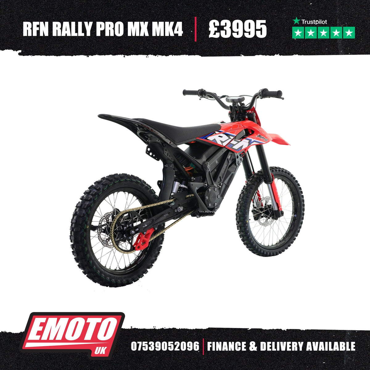 Rally Pro MX MK4 - Black/Red
