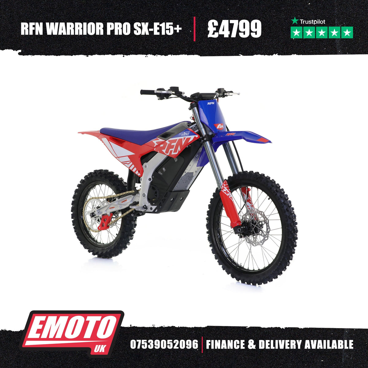 Warrior Pro SX-E15+ - Red/Blue