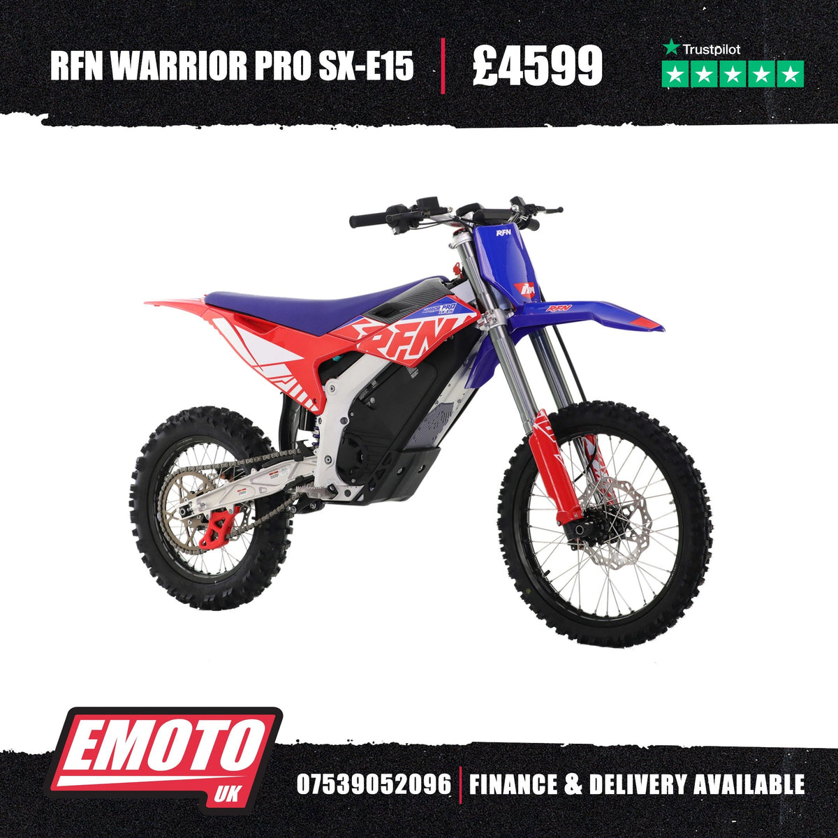 Warrior Pro SX-E15 - Red/Blue