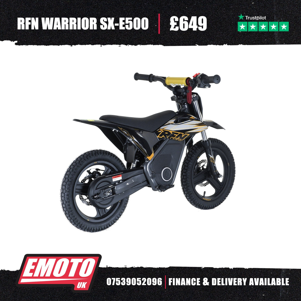Warrior SX-E500 - Black/Gold