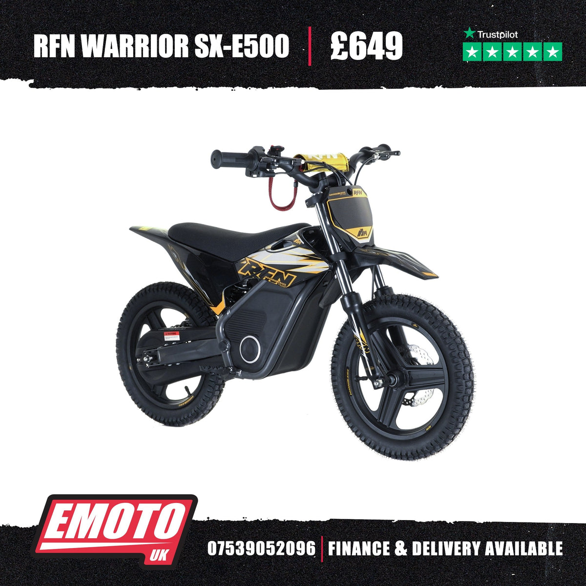 Warrior SX-E500 - Black/Gold