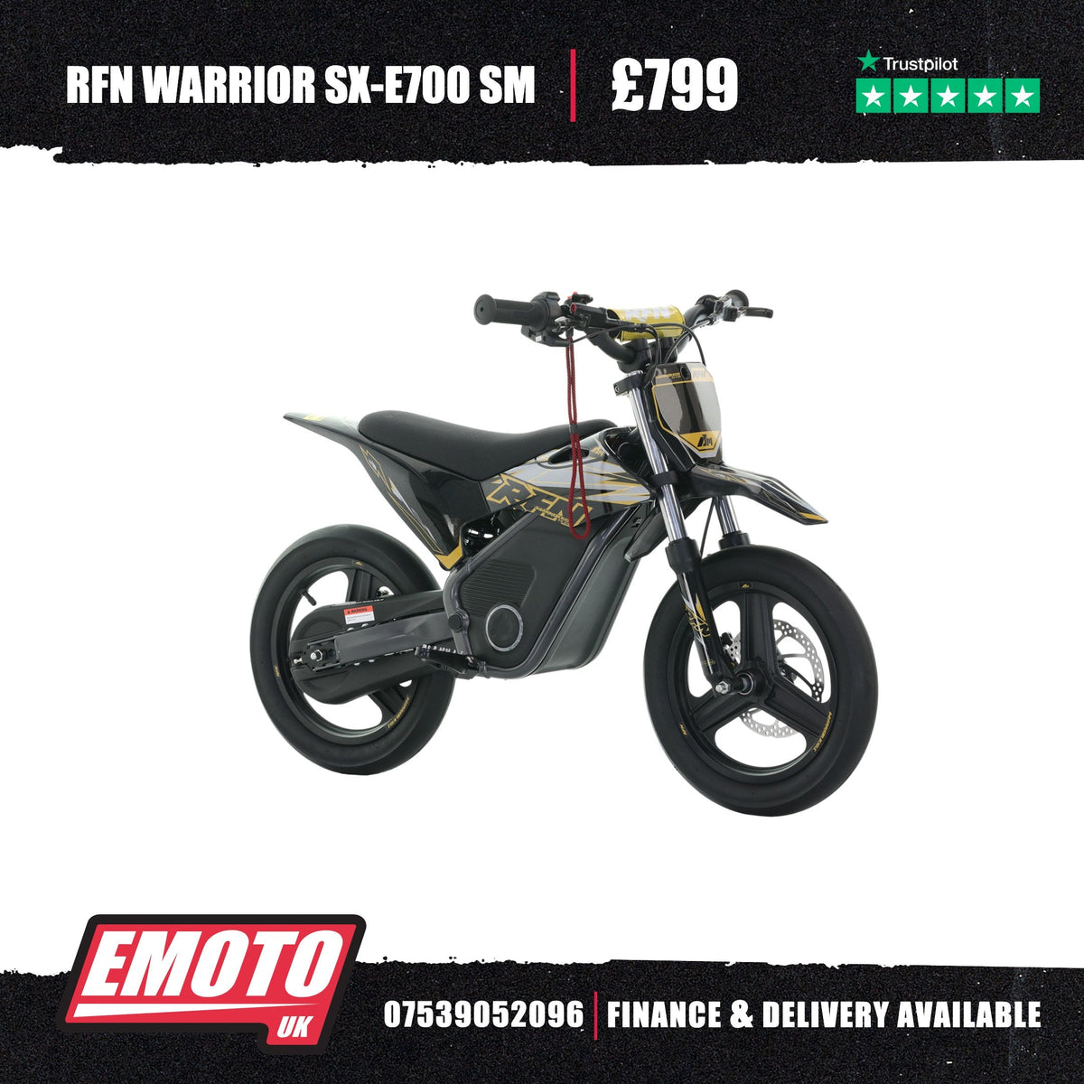 Warrior SX-E700 SM - Black/Gold