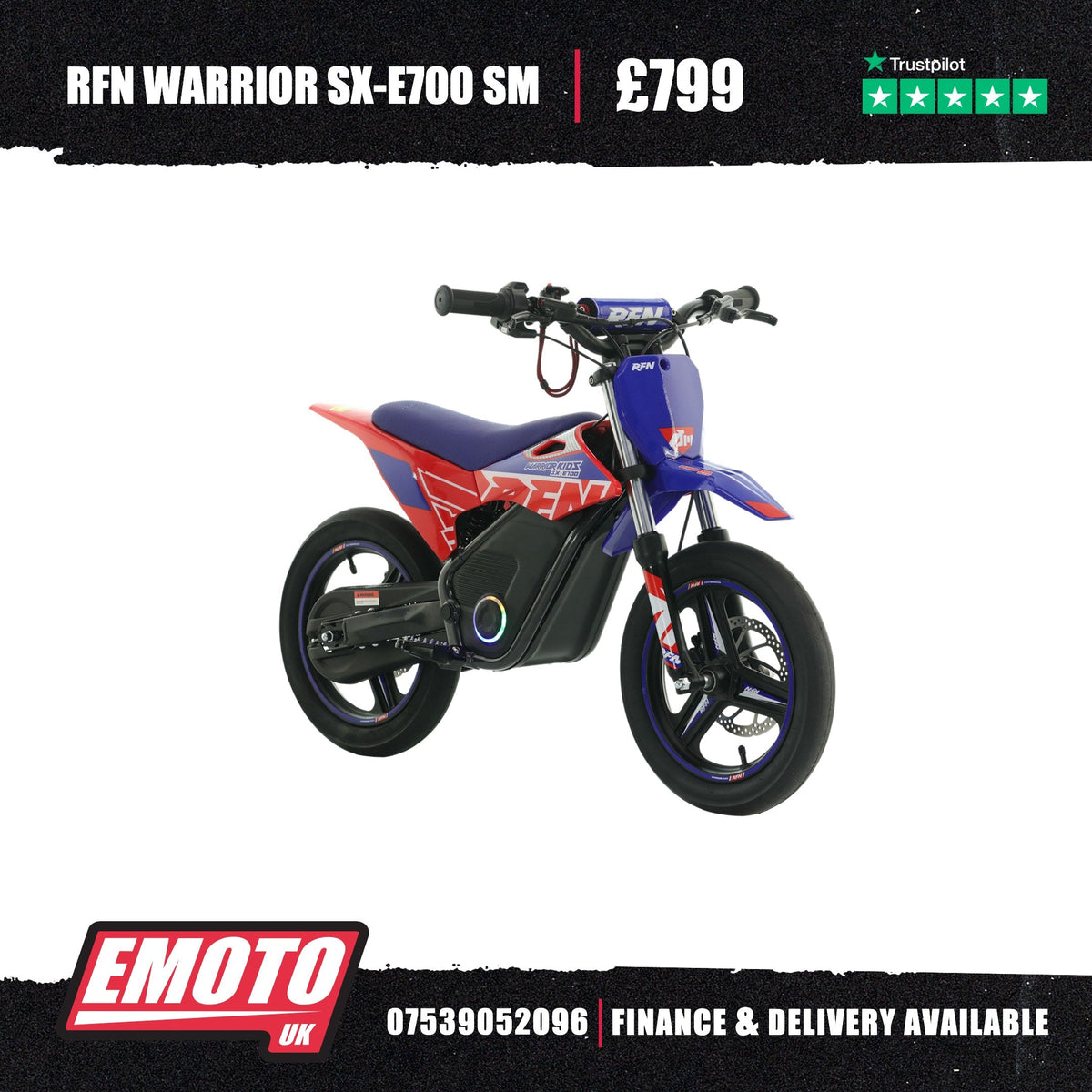 Warrior SX-E700 SM - Blue/Red