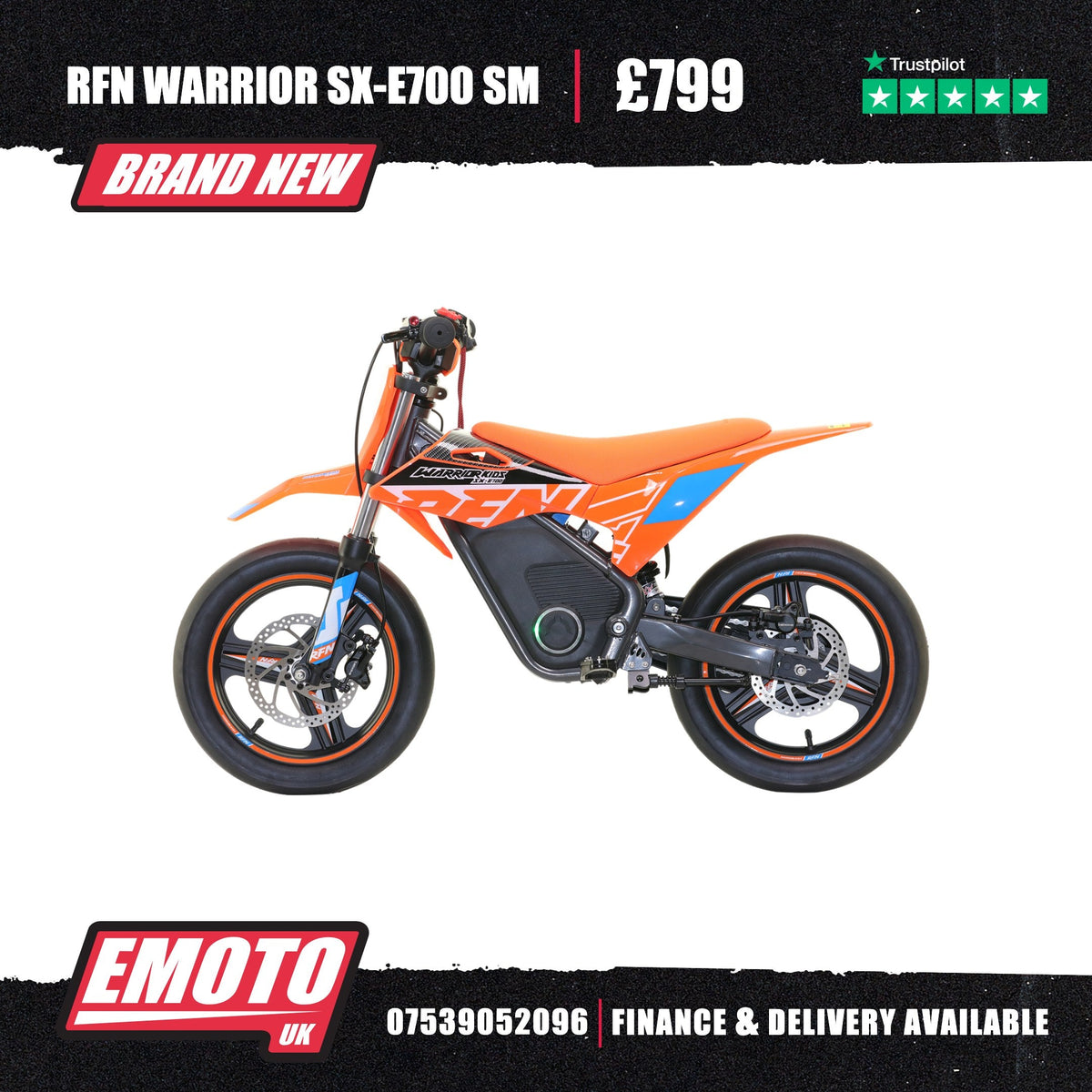 Warrior SX-E700 SM - Orange/Blue