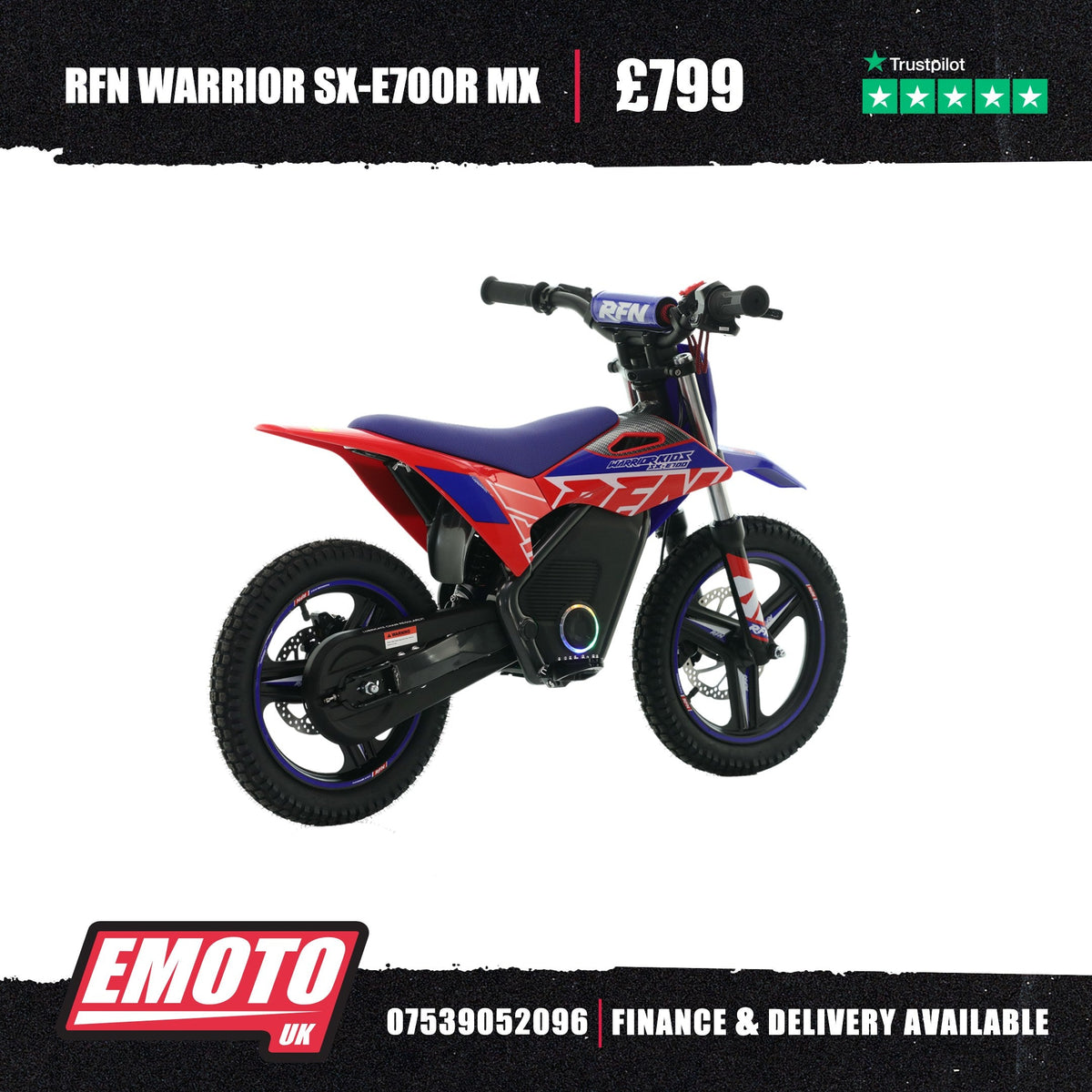 Warrior SX-E700R MX - Blue/Red