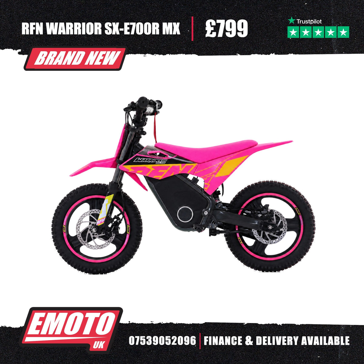 Warrior SX-E700R MX - Pink/Yellow