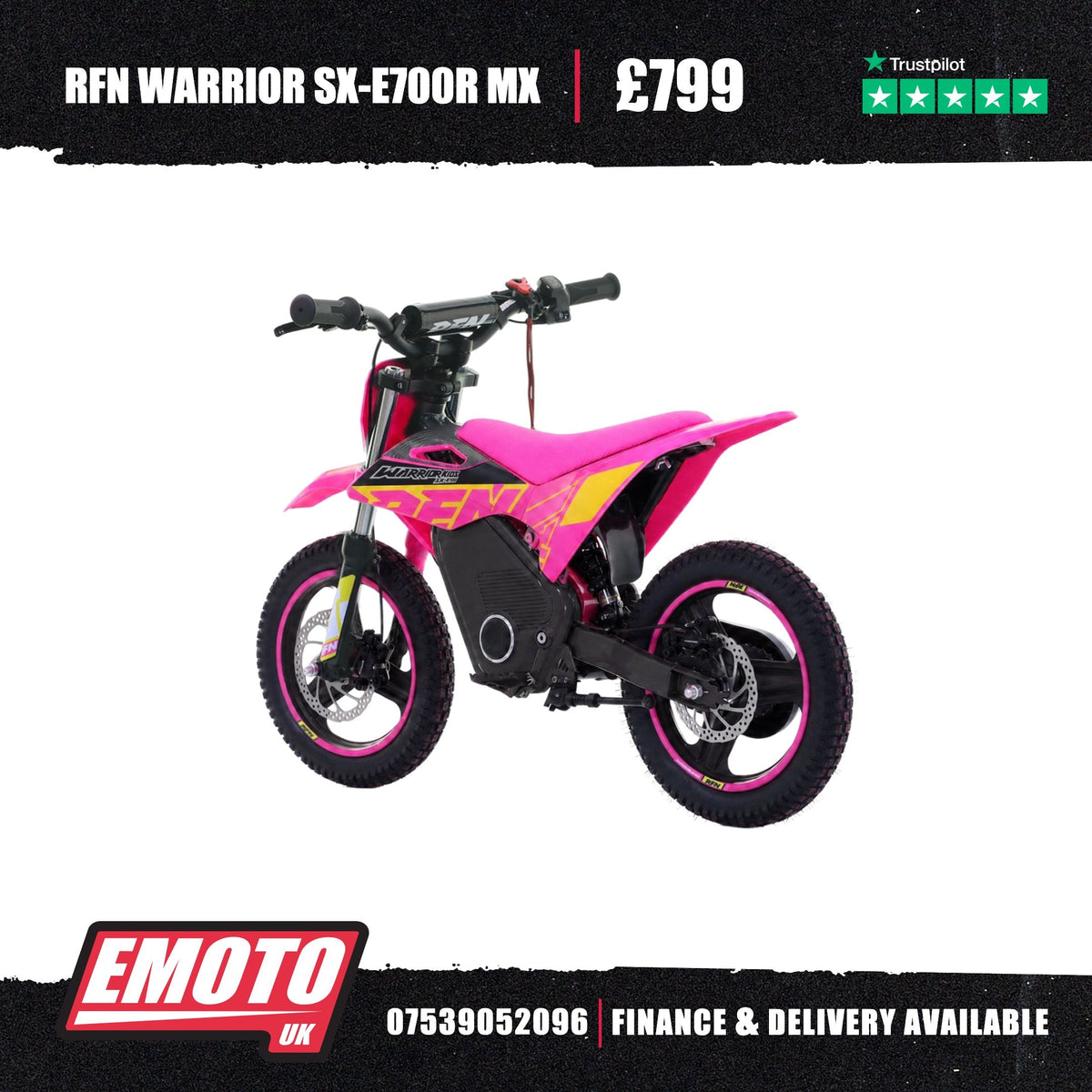 Warrior SX-E700R MX - Pink/Yellow