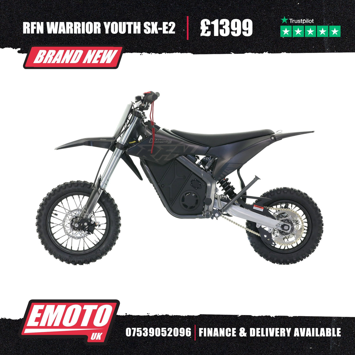 Warrior Youth SX-E2 - Black/Grey