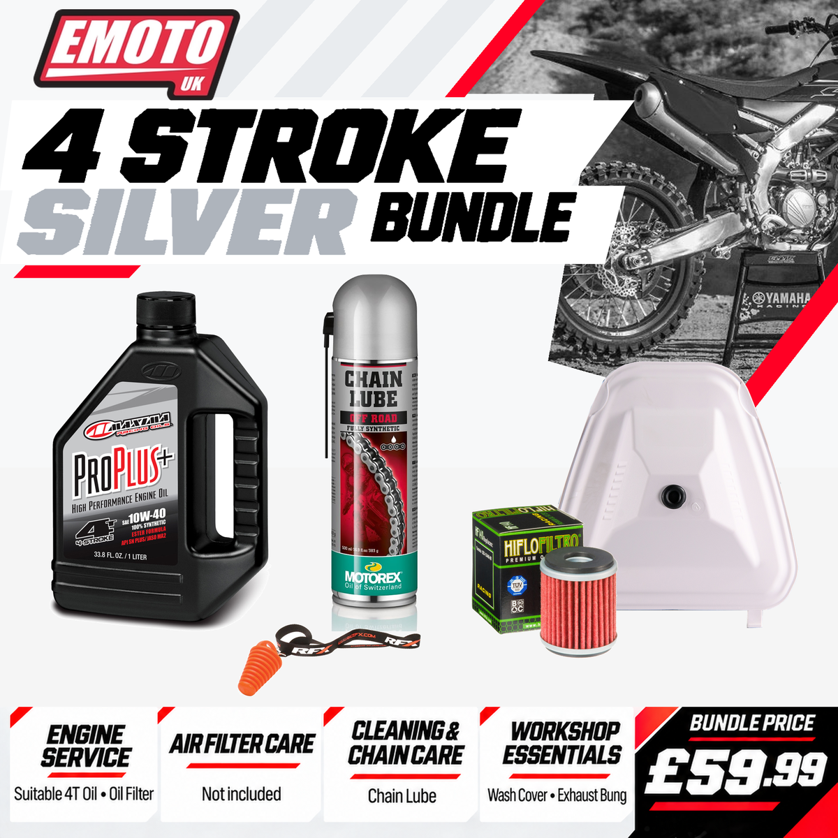 4T Bike Bundle - Silver