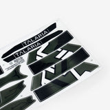 Talaria Dark Green Graphics Kit Long Tail