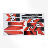 Talaria Orange Graphics Kit Long Tail