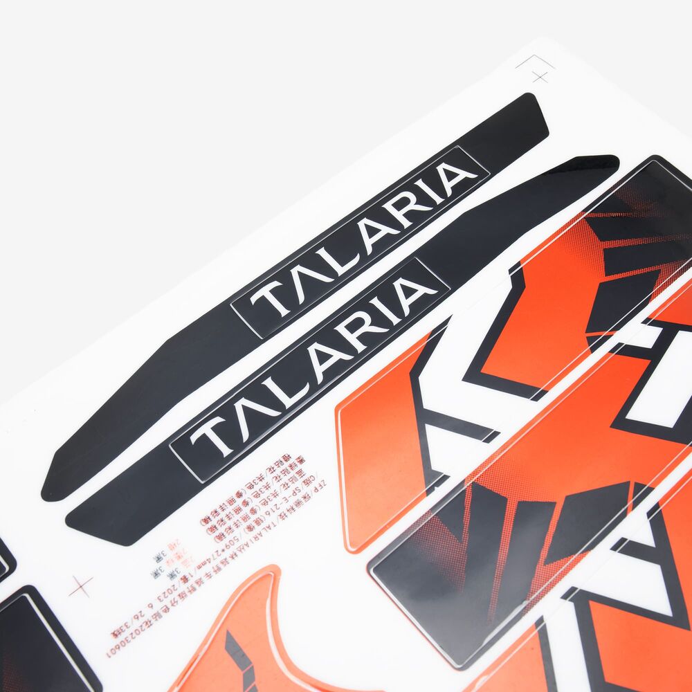 Talaria Orange Graphics Kit Long Tail