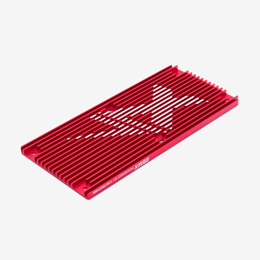 EBMX X-9000 Motor Controller Heat Sink version 3 Red
