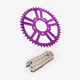 Purple Chain and Sprocket Kit 420-106 Links 44T for TL4000