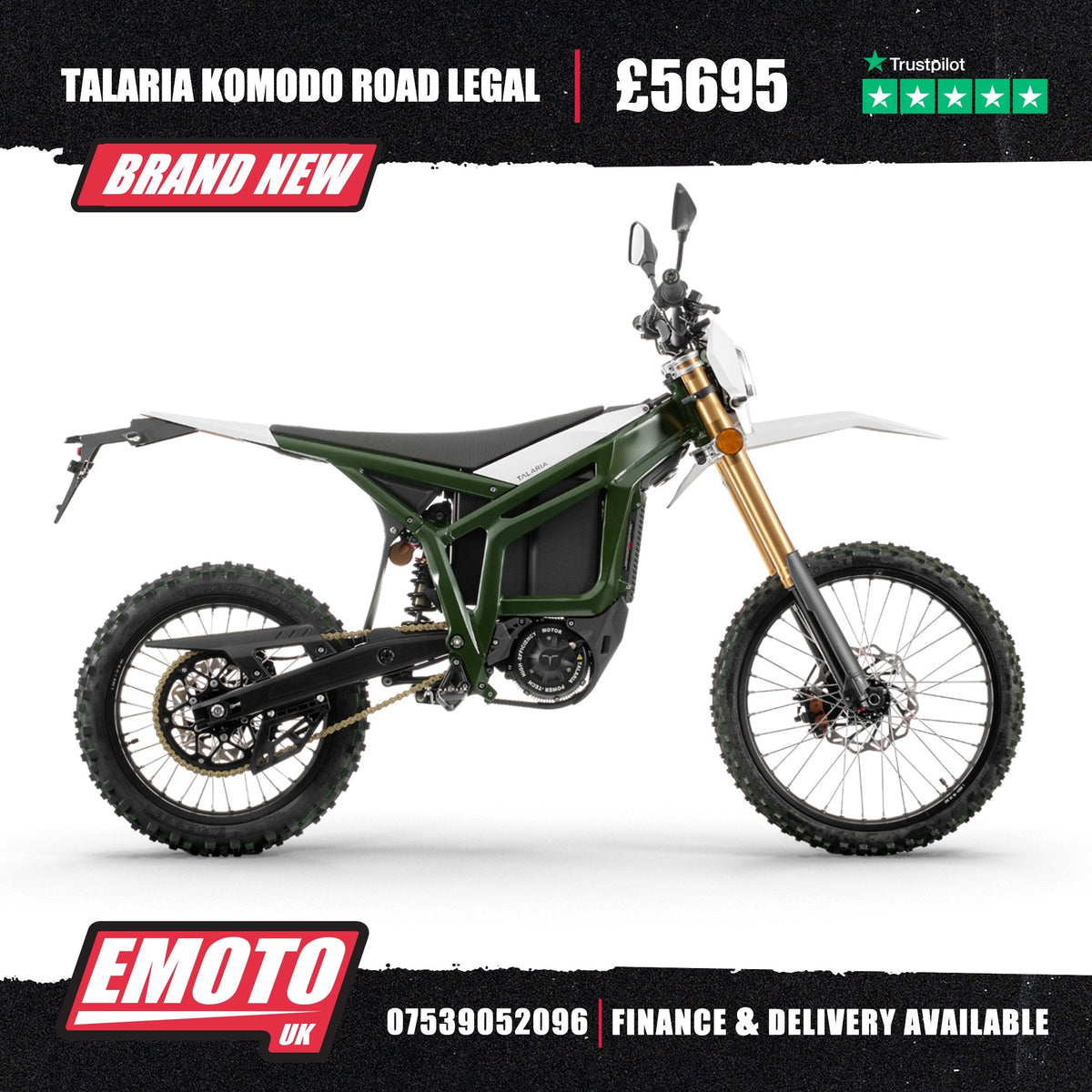 Komodo Road Legal L3E - Chrome Green