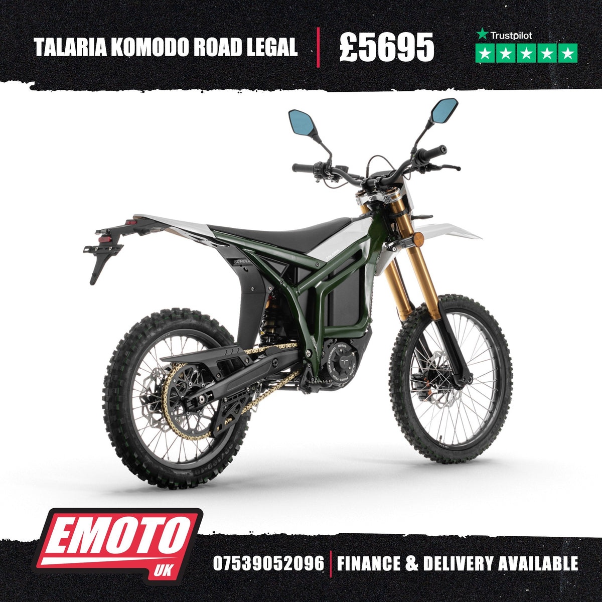Komodo Road Legal L3E - Chrome Green