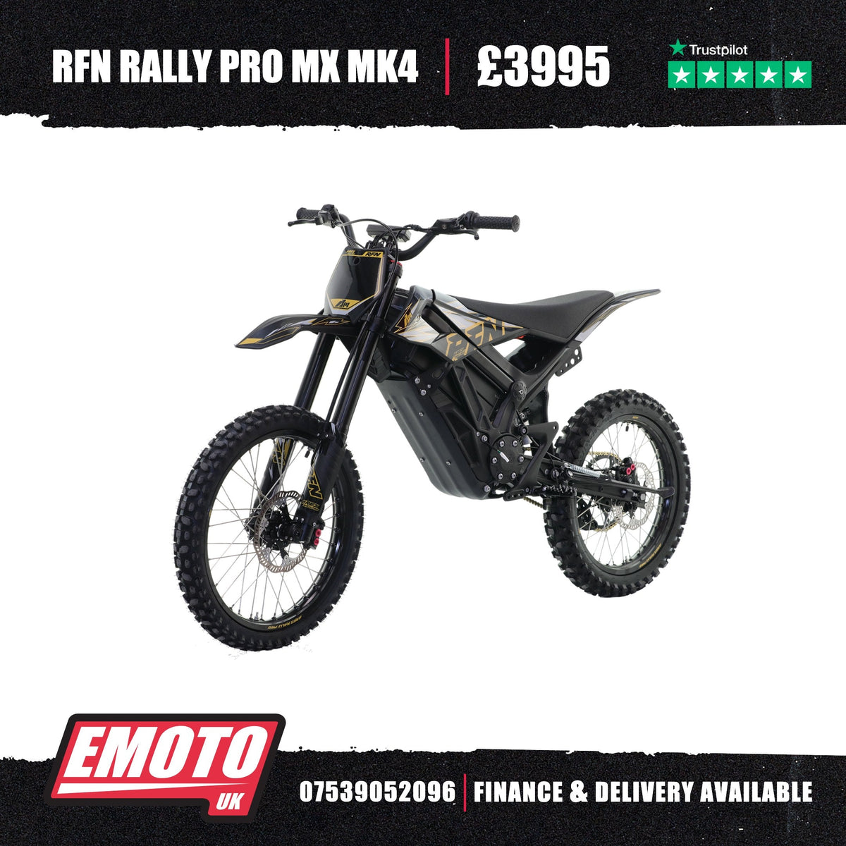 Rally Pro MX MK4 - Black/Gold