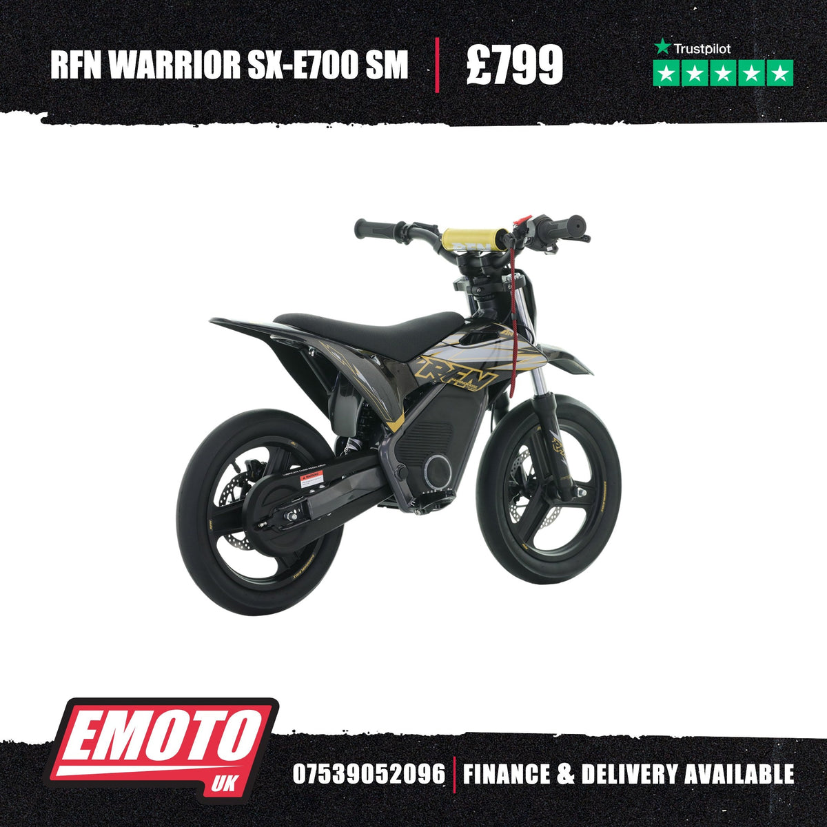 Warrior SX-E700 SM - Black/Gold
