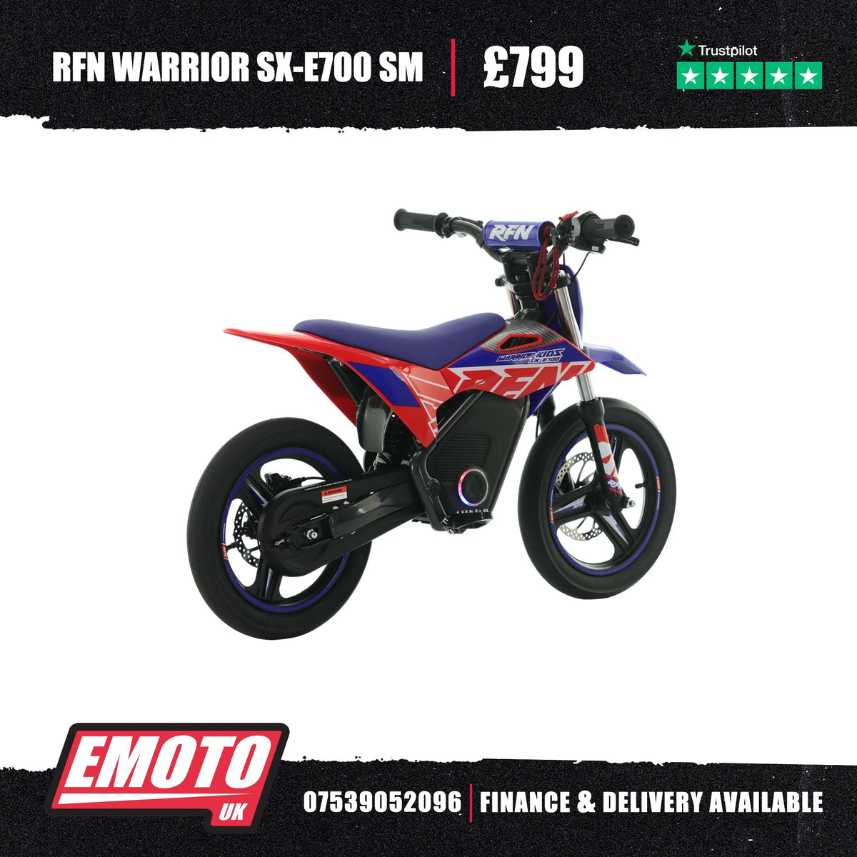 Warrior SX-E700 SM - Blue/Red