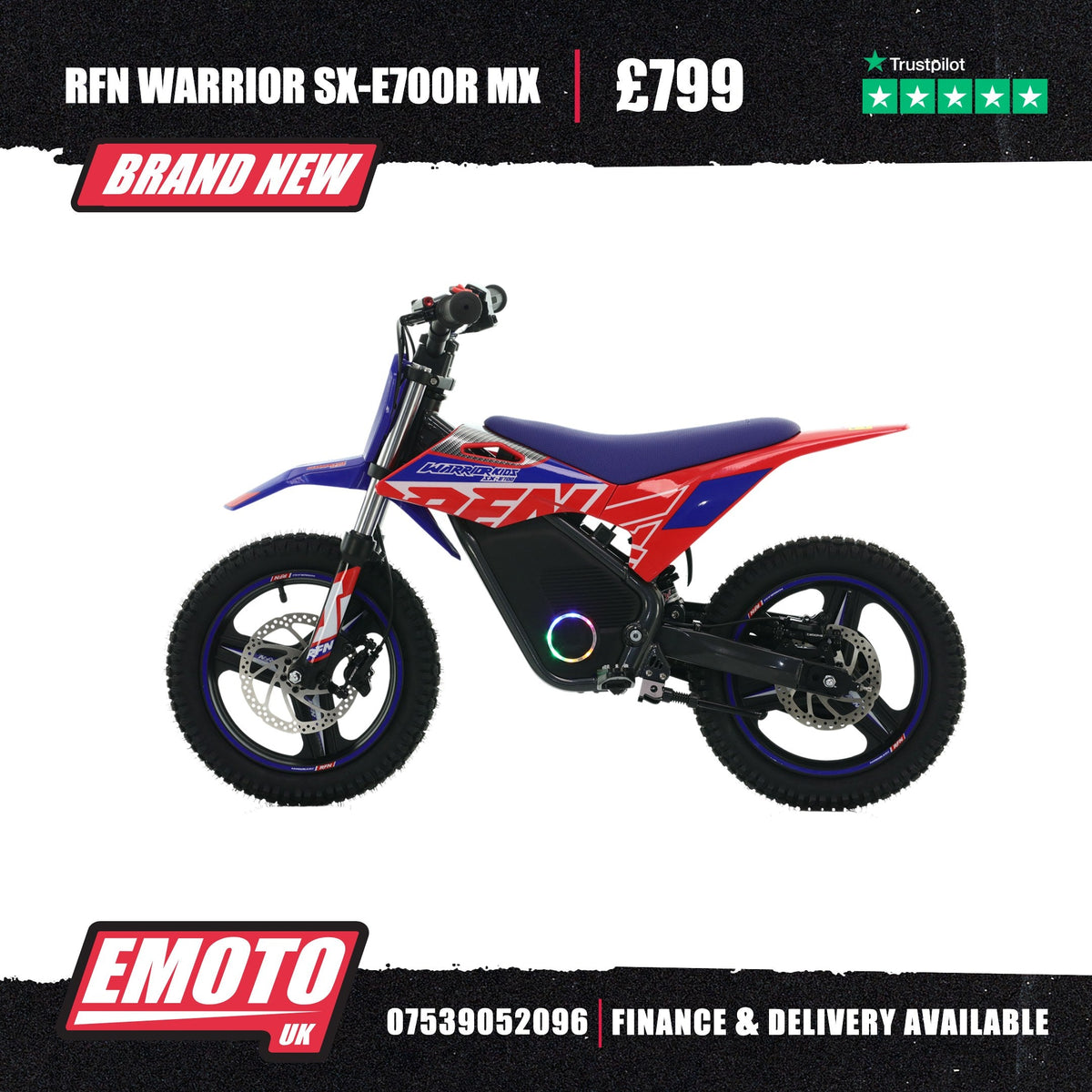 Warrior SX-E700R MX - Blue/Red