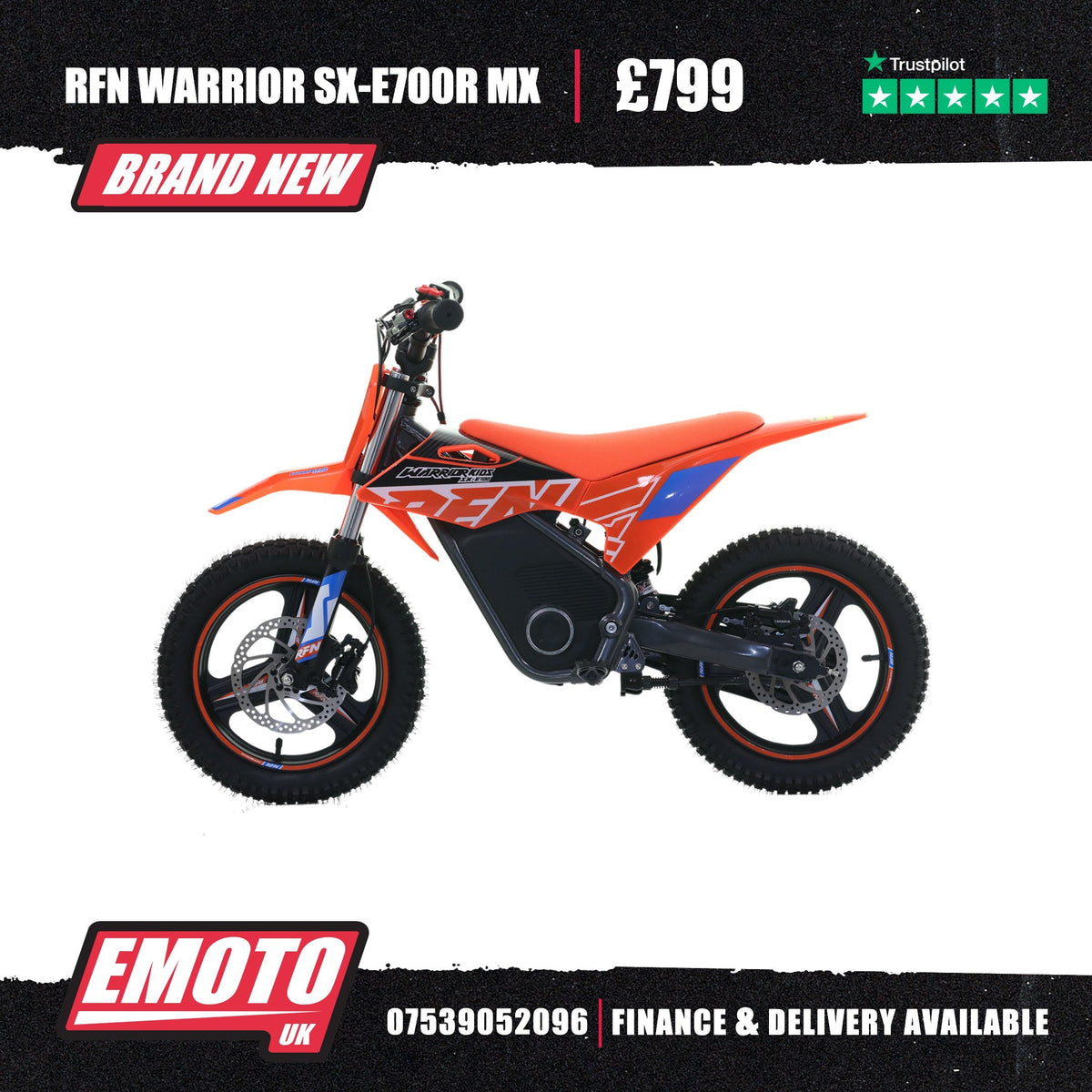 Warrior SX-E700R MX - Orange/Blue