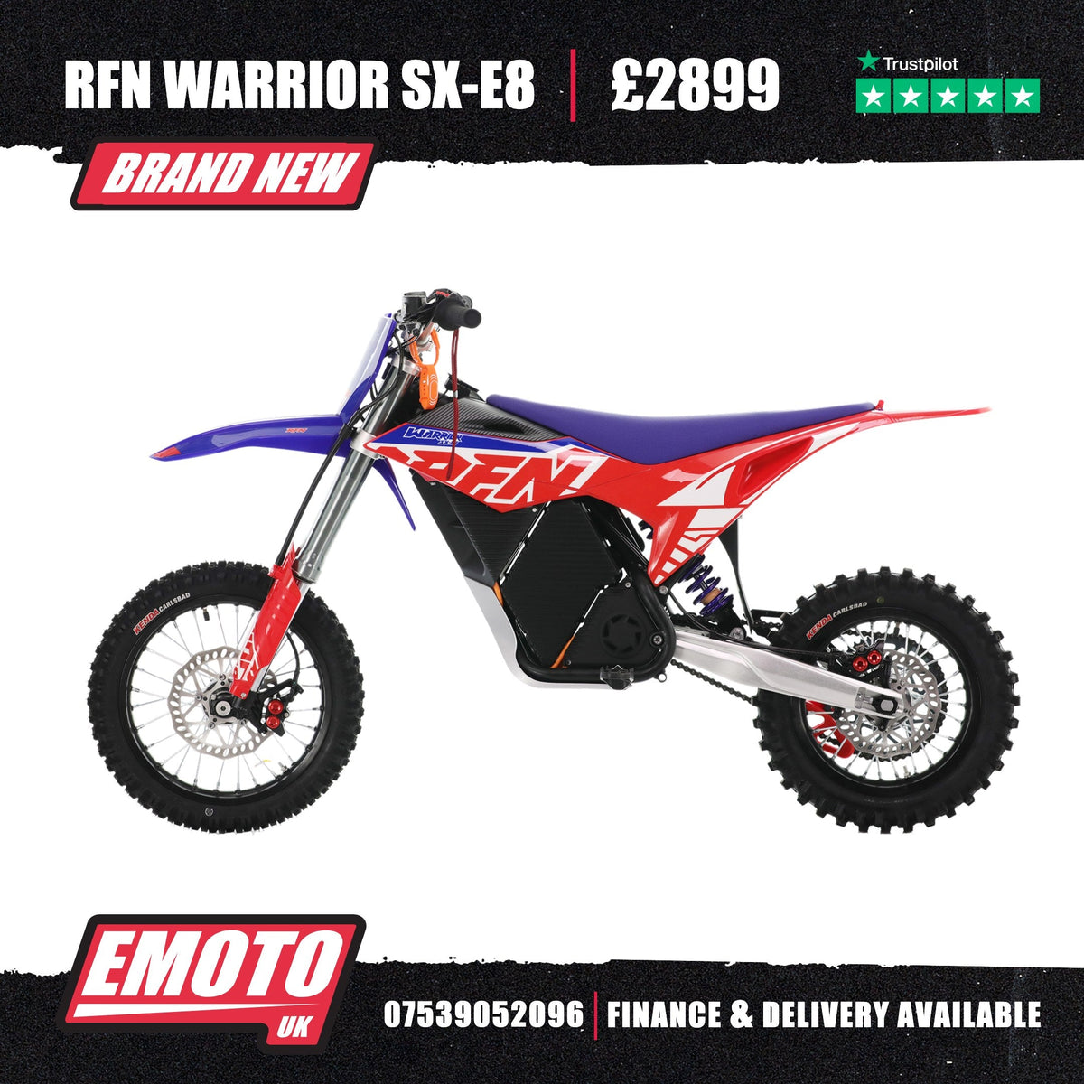 Warrior SX-E8 - Red/Blue