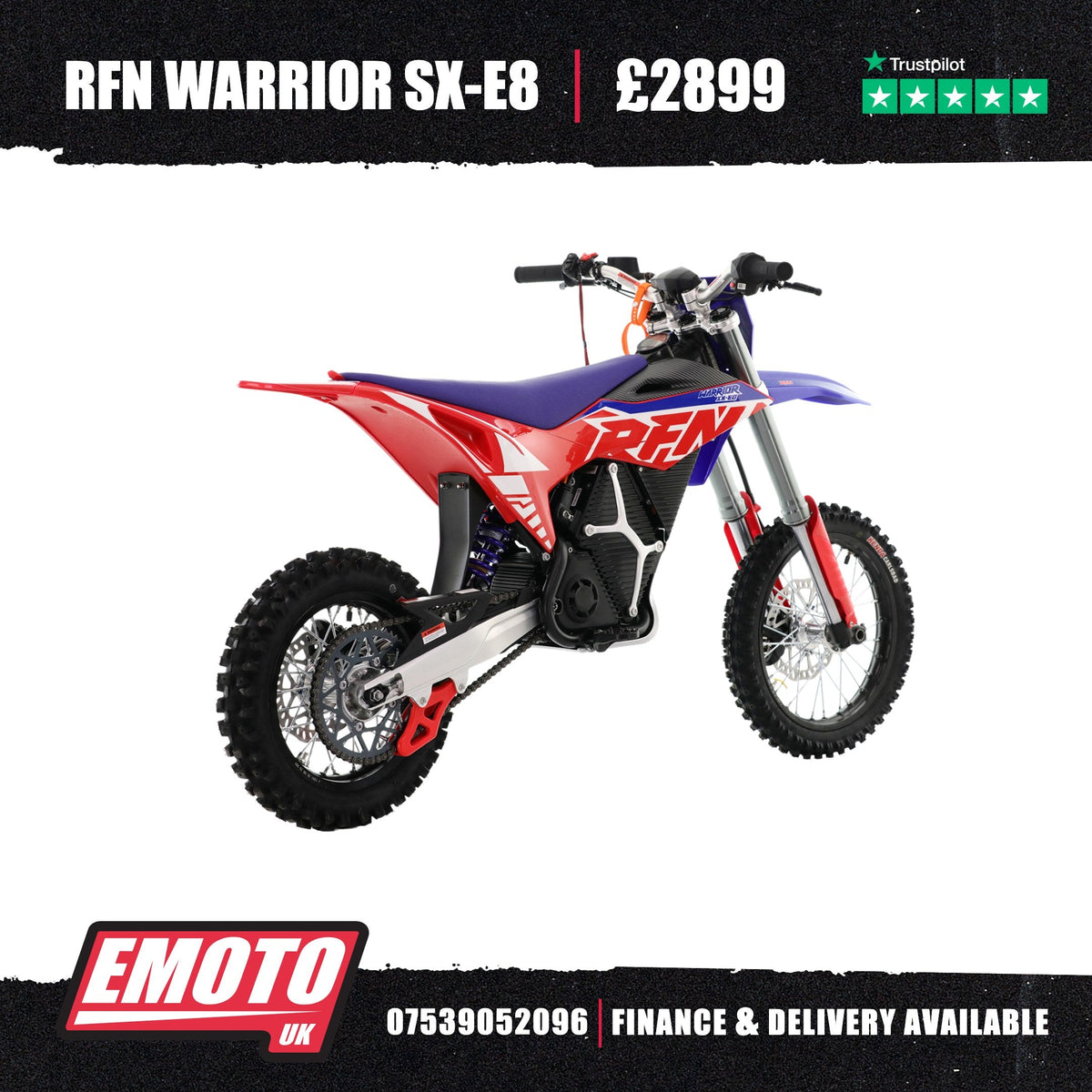 Warrior SX-E8 - Red/Blue