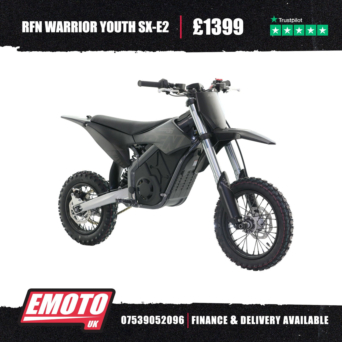 Warrior Youth SX-E2 - Black/Grey